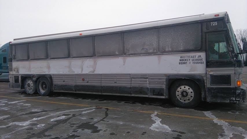 Cestovni autobus hokejistů