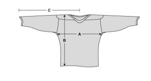 velikost hokejového dresu