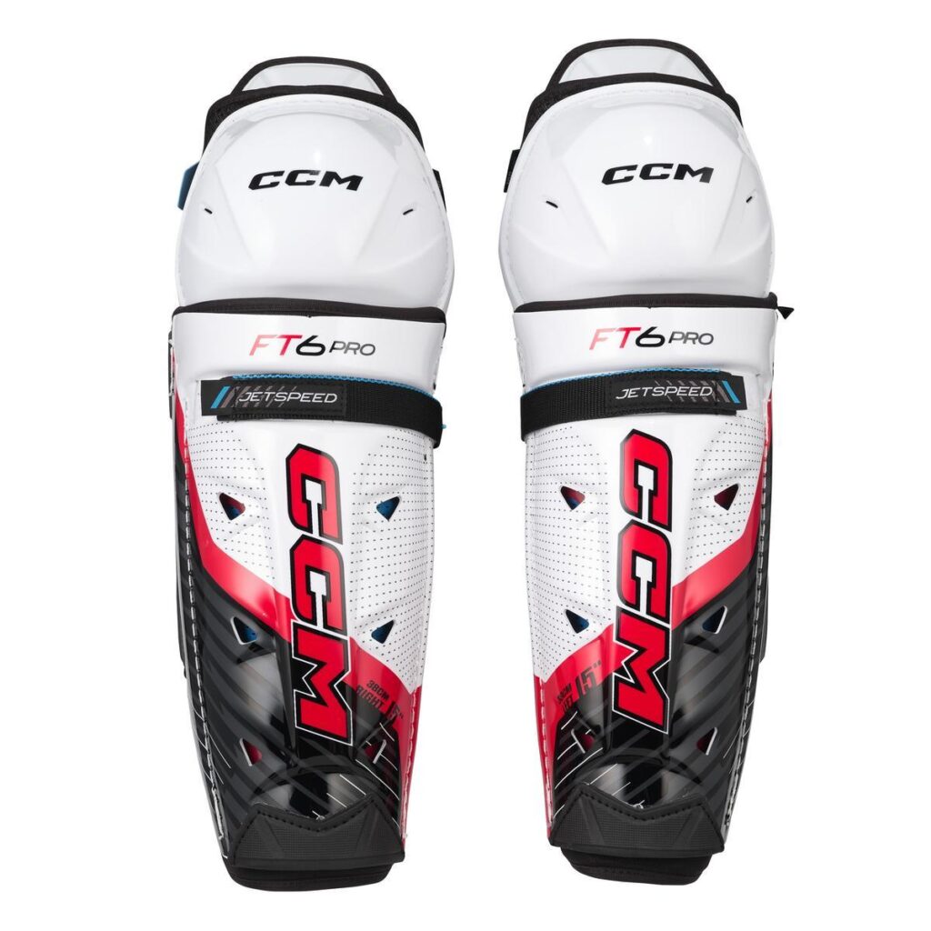 Hokejové chrániče holení 19 Holeně CCM Jetspeed FT6 Pro JR