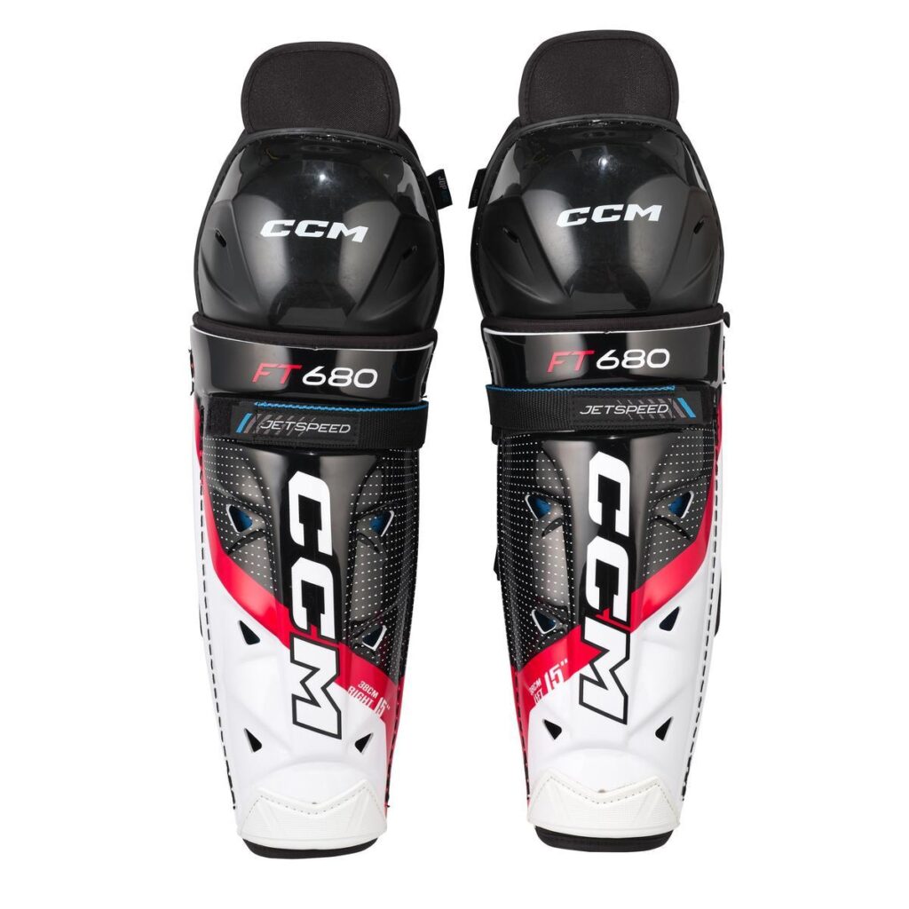 Hokejové chrániče holení 17 Holeně CCM Jetspeed FT680 SR