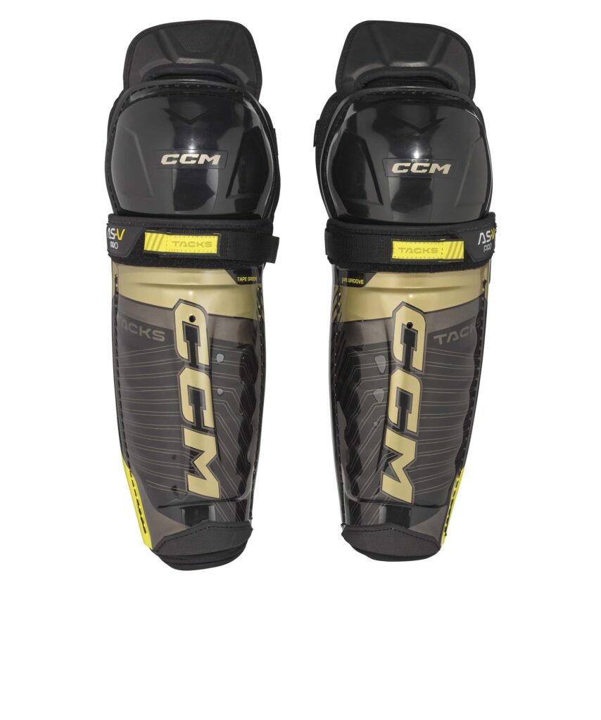 Hokejové chrániče holení 25 Holeně CCM Tacks AS-V Pro JR