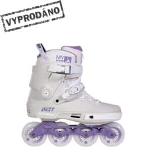 Kolečkové brusle Powerslide Next Grey 80 Trinity