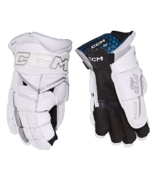 Inovace ve hře: Hokejové rukavice CCM Jetspeed FT6 Pro 4 Rukavice CCM Jetspeed FT8 Pro White