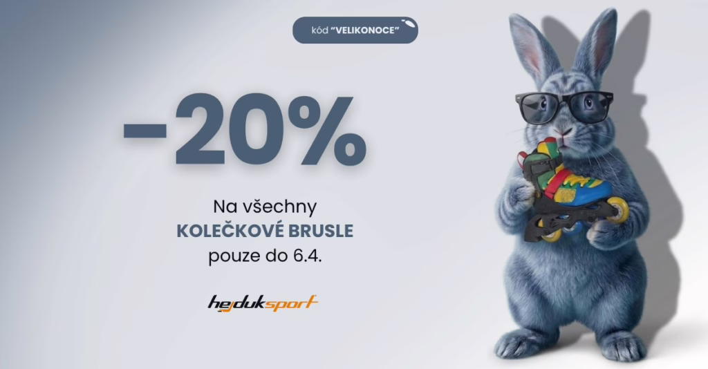 velikonoční sleva velikonoční sleva -20% na inline brusle