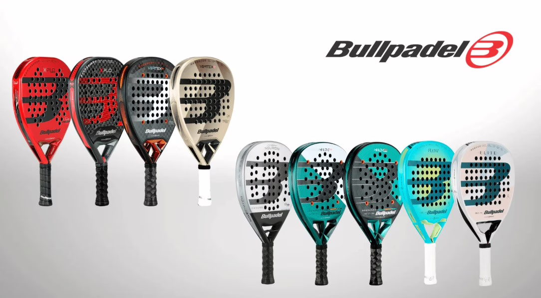 Padelové rakety Bullpadel: Přehled řad a srovnání 1 rakety Bullpadel