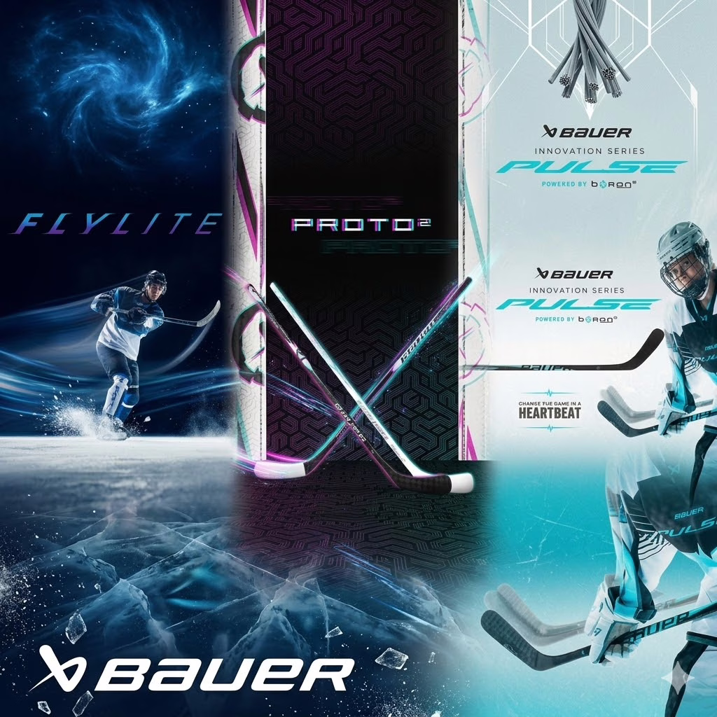 Bauer Proto2 vs. Pulse vs. Vapor Flylite: Která elitní hokejka reaguje nejrychleji? 1 srovnání hokejek bauer