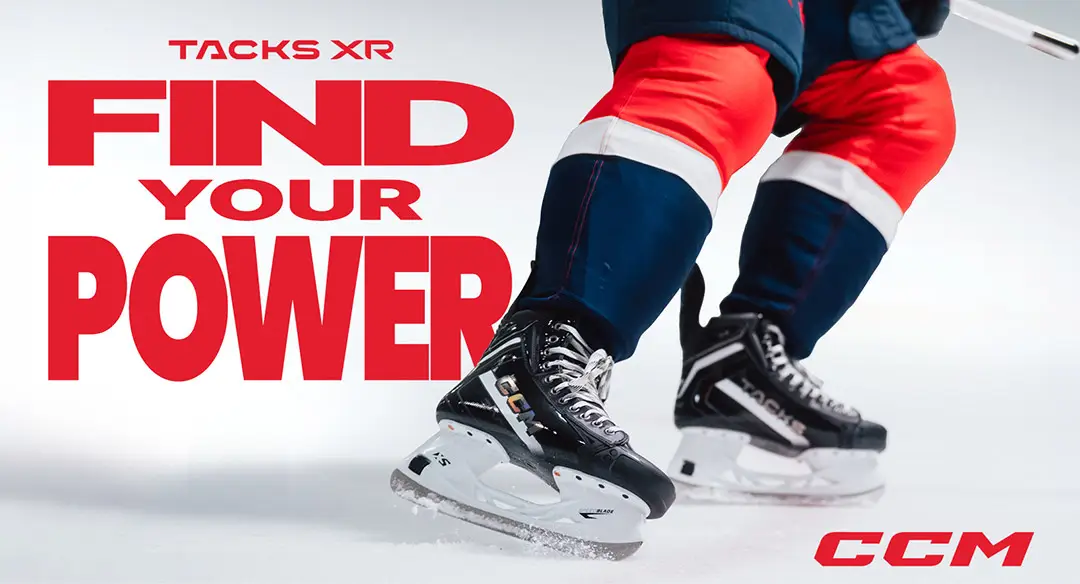 Hokejové brusle CCM Tacks XR: Tuhá bota a agresivní postoj pro silové bruslení 1 Hokejové brusle ccm tacks XR
